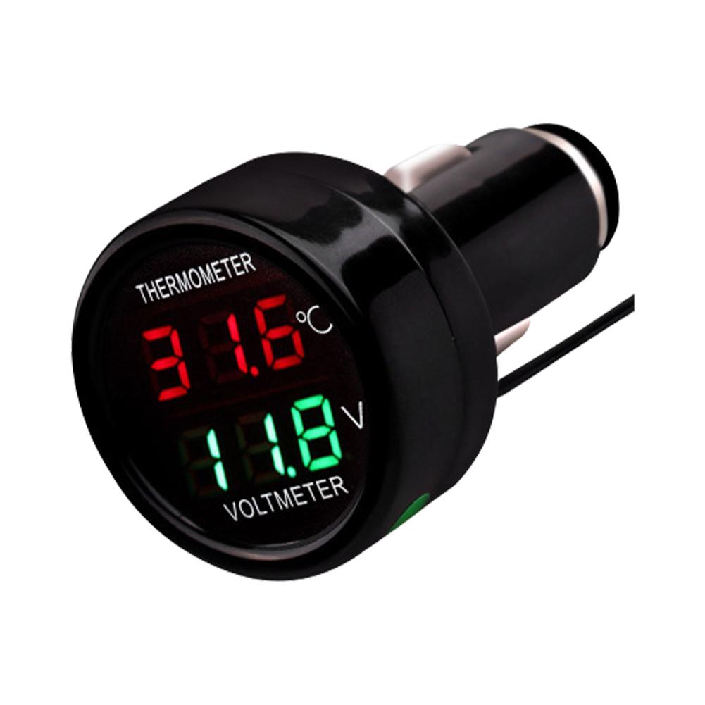 Battery Monitor Coulometer - Voltmètre numérique de voiture 12V 24V