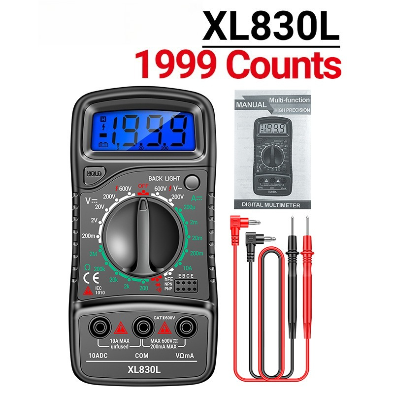 Battery Monitor Coulometer - ANENG XL830L multimètre numérique haute précision