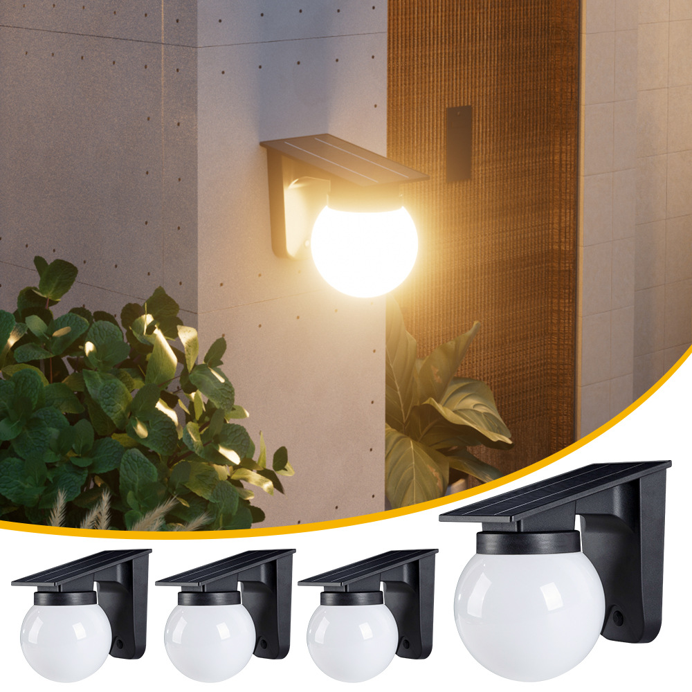 Waterproof Junction Box Solar - Lampes murales à sphère solaire pour