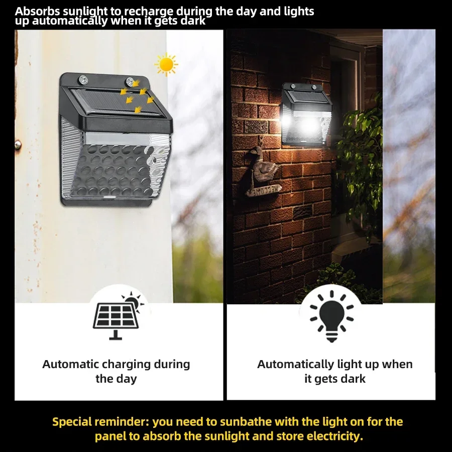 Lampe solaire LED avec capteur - Waterproof Junction Box Solar avis et prix
