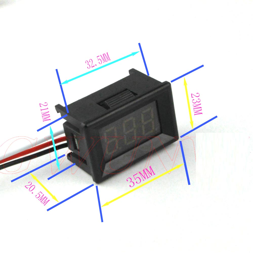 Voltmètre numérique LED pour v - Battery Monitor Coulometer avis et prix