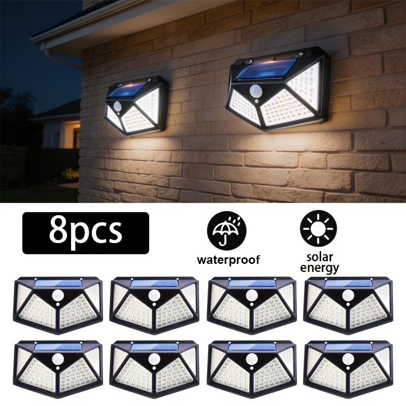 1 à 8 lampes solaires à 100 LE - Waterproof Junction Box Solar avis et prix