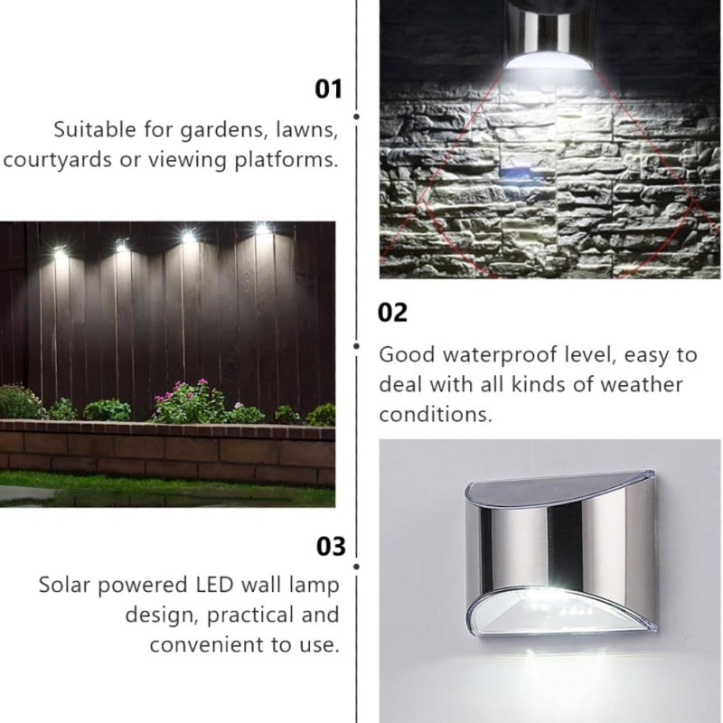 2 pièces lumière de jardin sol - Waterproof Junction Box Solar avis et prix