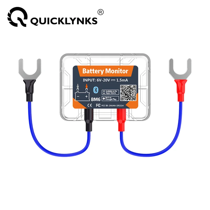 QUICKLYNKS BM6 12V batterie su - Battery Monitor Coulometer avis et prix